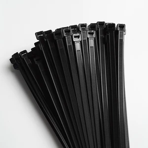 Factory Wholesale Heavy Duty Nylon Cable Ties 2.5x100mm Self-Locking Premium Quality Plastic Zip for Cable Wire