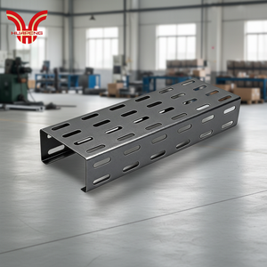 HUAPENG Carbon Steel Cable Trays Fire-Retardant Treatment Corrosion-Resistant Perforated Cable Trays