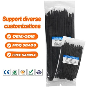 Wholesale Nylon 66 Cable Ties Self-Locking 400mm Length Full Quantity 100 Pieces Per Pack Guaranteed Quality