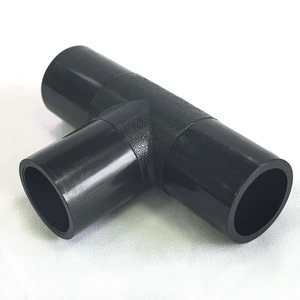 HDPE Pipes and Fittings for Water Supply Dn16-630mm PE 100 SDR11 High Quality Plastic Tee Pipe Fittings