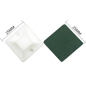 Full Size Cable Tie Mount Nylon Base of Cable Tie Adhesive Base