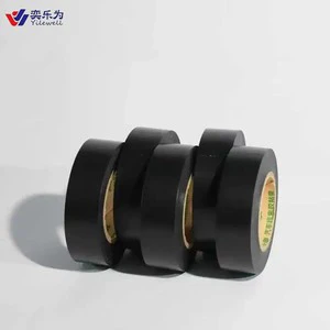 Black Custom PVC Vinyl Automotive Electrical Insulating Adhesive Tape Wire Harness Winding, PVC Electrical Insulation Tape