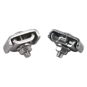 Grid Cable Tray Clip, Quick Installation Connector for Wire Mesh Cable Tray CE Card 2.0 mm Thick Electro-galvanized