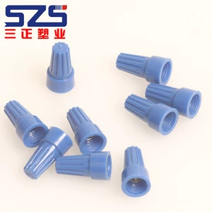 Closed End Crimp Caps Screw Type Wire Connectors Spiral Nylon Crimping Caps for Electrical Cable Connection