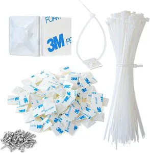Factory Direct 3M Self Adhesive Backed Mounts Cable Tie Saddle Tie Mounts Cable Wire Tie Mounting Base Holder Squares