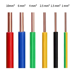 XINYUHUA Durable Flame Retardant 2.5mm BV Building Wire Pure Copper Conductor IP20 Rated 750V Indoor Electrical Conduit