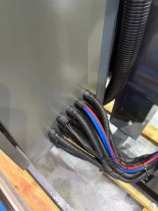 PA66 Thickened Black Cable Wire Opened Sheath Conduits & Fittings Plastic Corrugated Tube With Threading Hose & Pipe