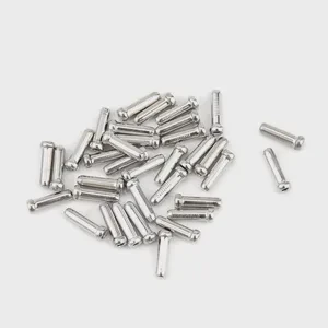 100PCS Bicycle Line Pipe Tail End Caps Brake Line Derailleur Shift Wire End Caps Tips Crimps MTB Bike Brake Cable Cap