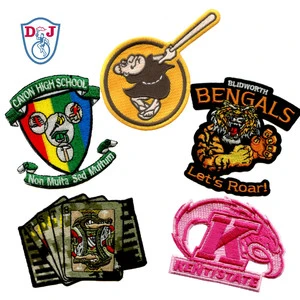 Custom Patch Iron On Parches Bordado School Novel Embroidery Patches For Clothes Accessories