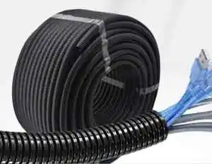 Plastic Flexible Cable Wire Conduit Stretch Hose Pp Corrugated Exhaust Pipe Industrial Pipes High-quality Low-price