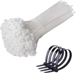Assorted Sizes Zip Ties 700 Pack Heavy Duty Nylon Cable Ties 4+6+8+10+12 Inch Length UV Resistant 40lbs Plastic Wire Ties 300mm
