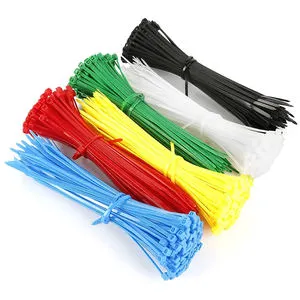 Tensile Strength Nylon Cable Ties Flexible Colored Cable Tie Self-locking Plastic Cable Ties