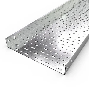 GuangZhou 400mm Galvanized Ventilated Type Cable Tray Galvanized Cable Trays