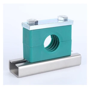 Manufacturer Supply Heavy-Duty Single-Hole Plastic Pipe Clamp Hydraulic Cable Clips Carbon