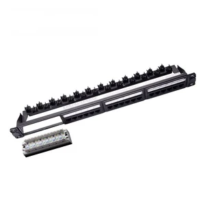 Network Patch Panel UTP Cat6A 24 Port Removable