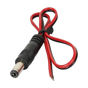 12V DC 5.5mm X 2.5mm Power Pigtail Barrel Plug Connector Cable 20AWG DC Power Cable For CCTV Security Camera 150cm 20AWG