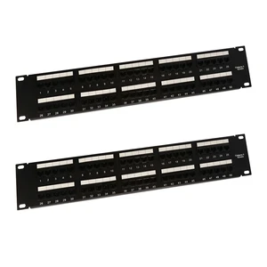 Factory Direct Supply New Design 19 Inches 2U Cat3 RJ11 Voice Telephone Patch Panel