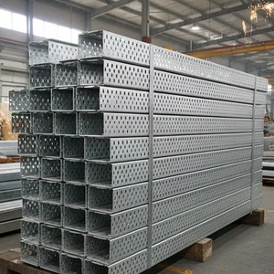 HUAPENG Manufacturer Custom Length Carbon Steel Galvanized Perforated Cable Tray