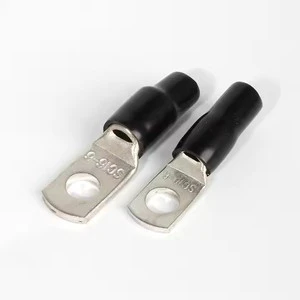 100PCS/BAG V Series Cable Lugs Terminal Insulating Material Soft Protective Sleeve PVC Vinyl Rubber Wire End Caps