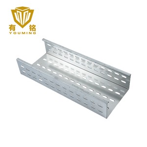 Popular Carbon Steel Groove Tray Fireproof Channel Cable Tray for Raceway Cable Management