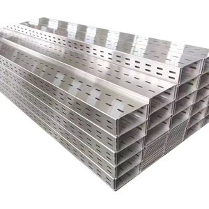 Hot Dip Galvanized Perforated Cable Tray For Industrial Wiring - Customizable Sizes