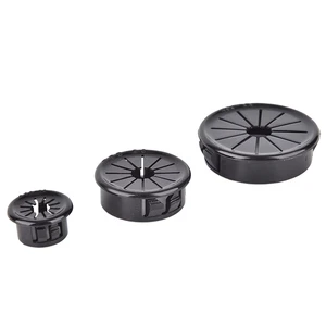 JIAF RSB Buckle Type Black Nylon Plastic Cable End Caps Protective Coil Electrical Bushing Cover RSB10-RSB100