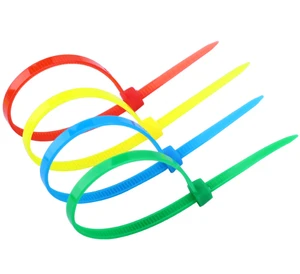 Colored Nylon Cable Ties Self-Locking Plastic Zip Ties for Electrical Wire Management