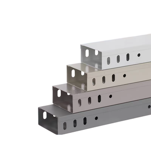 Factory Direct Sale Different Sizes Steel Galvanized Trough Type Cable Tray with Custom Service