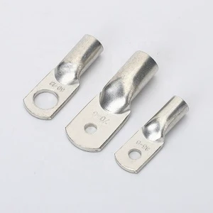 Factory Supply JG Series Marine Copper Terminals JG-10/16/25/35/50/70/95mm2 Non-Insulated Crimping Cable Lug Terminal Connector