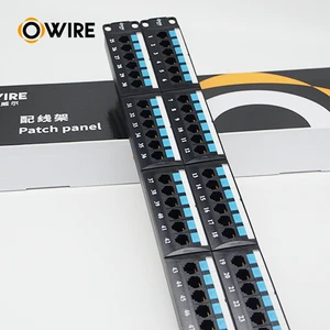 12 Port Wall Mounted Box UTP Cat5e Cat6 Patch Panel 10