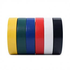 PVC Electrical Insulating Tape Single Sided Flame Retardant High Temperature Resistant Waterproof Rubber Automobile Use Black