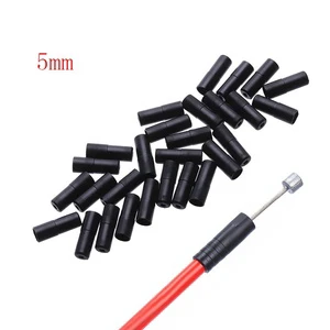 IRONDONKEY 4mm 5mm Plastic Bicycle Cable Cap for MTB Mountain Car Shift Brake End Wire Pipe Plug for Bike and BMX Use