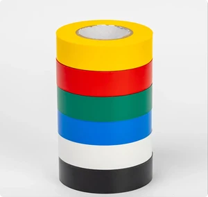 Jingzhi Jz009 High Voltage High Temperature 15m PVC Electrical Insulating Tape for 224 Standard 220V Rated Wire Insulation