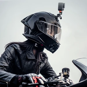 17mm Ball Head Quick Release Flexible Strong Adhesive Helmet Mount Bracket for Insta360 for GoPro 13 for DJI Action 5 Pro Camera