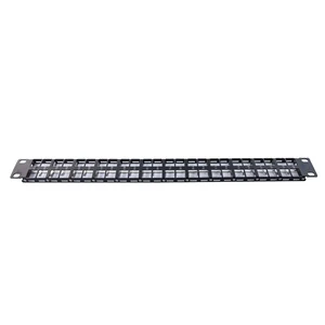 1U 48 Port Blank Patch Panel