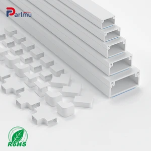 Factory Direct Professional PVC Solid Wiring Duct with Notched Design for Efficient Cable Routing & Separation in Control Panels