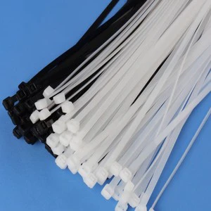 Reusable Self-Locking Nylon Plastic Shell Bendable Cable Ties with Iron Core for Industrial Use 0.75*80-250mm