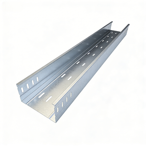 Industrial Perforated Cable Tray Hot Dip Galvanized Steel Cable Management for Construction Project