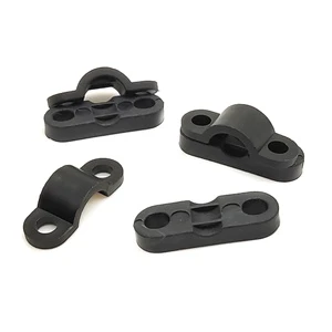 Upper and Lower Combined Plastic Cable Clamps Wire Clips for Fixing 4mm Cables Product Category Cable Clips