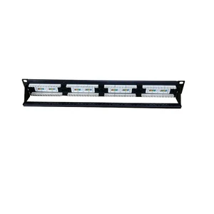 Factory Price 1U 19'' 24 Port RJ45,UTP Cat5e Patch Panel