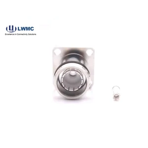 Cable Connector Wholesale Price Cable Connector 4.3/10 Female Connector for 141cable 4 Holes Flange Mounted Solder