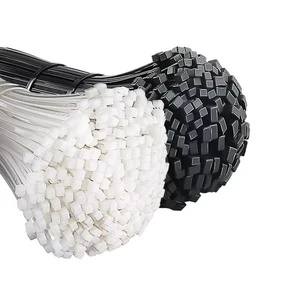 Self Locking Nylon Cable Ties, Multiple Sizes Available Including 12mm Width White Zip Ties for Electrical Wire Cable