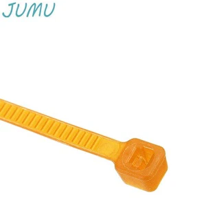 Orange Color 66 Cable Ties Self-locking