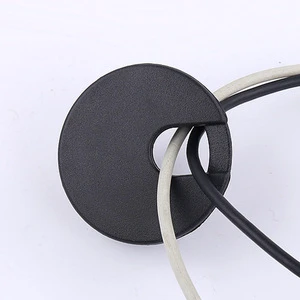Round Plastic Cable Tray Cover 35mm Wall Mounted For Wire Management Behind Doors On Walls Durable