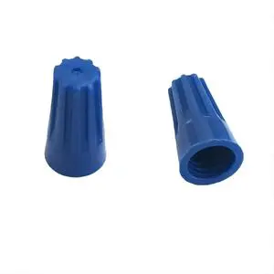 Blue Twist-On Screw Spring Cable End Caps Electrical Wire Cap Insulated Insert Splice Rotating Connection Terminals Product