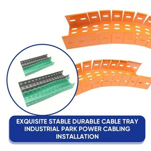 Colored Perforated Cable Tray Any Size Color Customization Multiple Materials Optional Discount Price Commercial Space