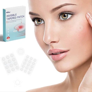 Invisible Daytime Hydrocolloid Acne Pimple Patch For Covering Zits And Blemishes Tapered Edges Designed To Blend Into Skin