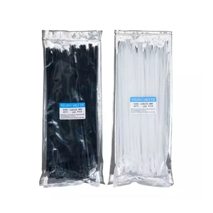 Self-Locking Nylon Zip Ties, Plastic Cable Ties Self Locking Zip Ties for Safe, Secure, and Durable Cable Organization