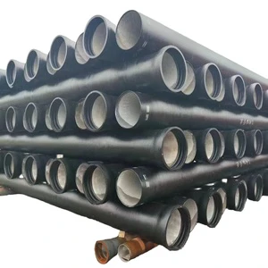 Ductile Iron Pipe and Fittings for Gas Distribution Pipeline System With Flexible Mechanical Joint Connection