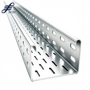 Hot Sale Ventilated Cable Tray Galvanized Custom Size Outdoor Energy-saving Cable Management Tray